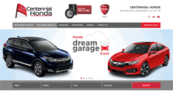 Desktop Screenshot of centennialhonda.com